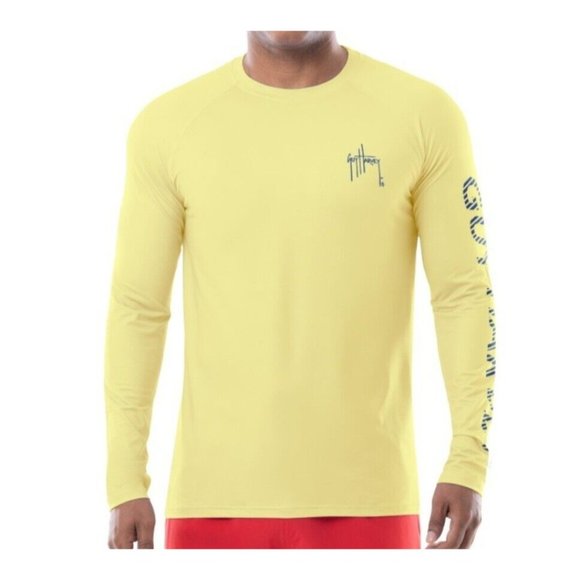 Guy Harvey Other - Guy Harvey Men's Long Sleeve Sun Protection Yell Top. Size Medium.  NWT.